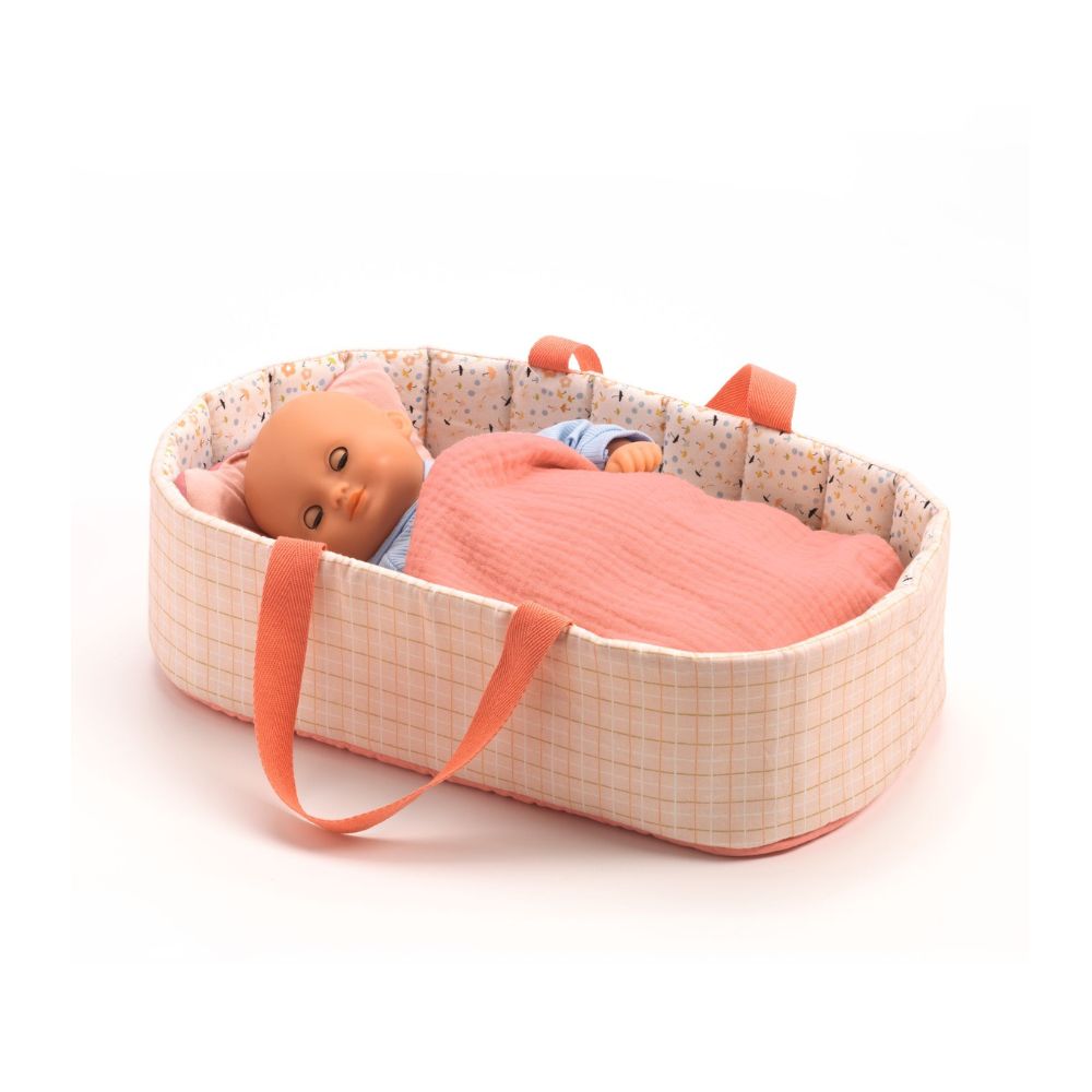 Djeco Pomea Bassinet Pink Lines