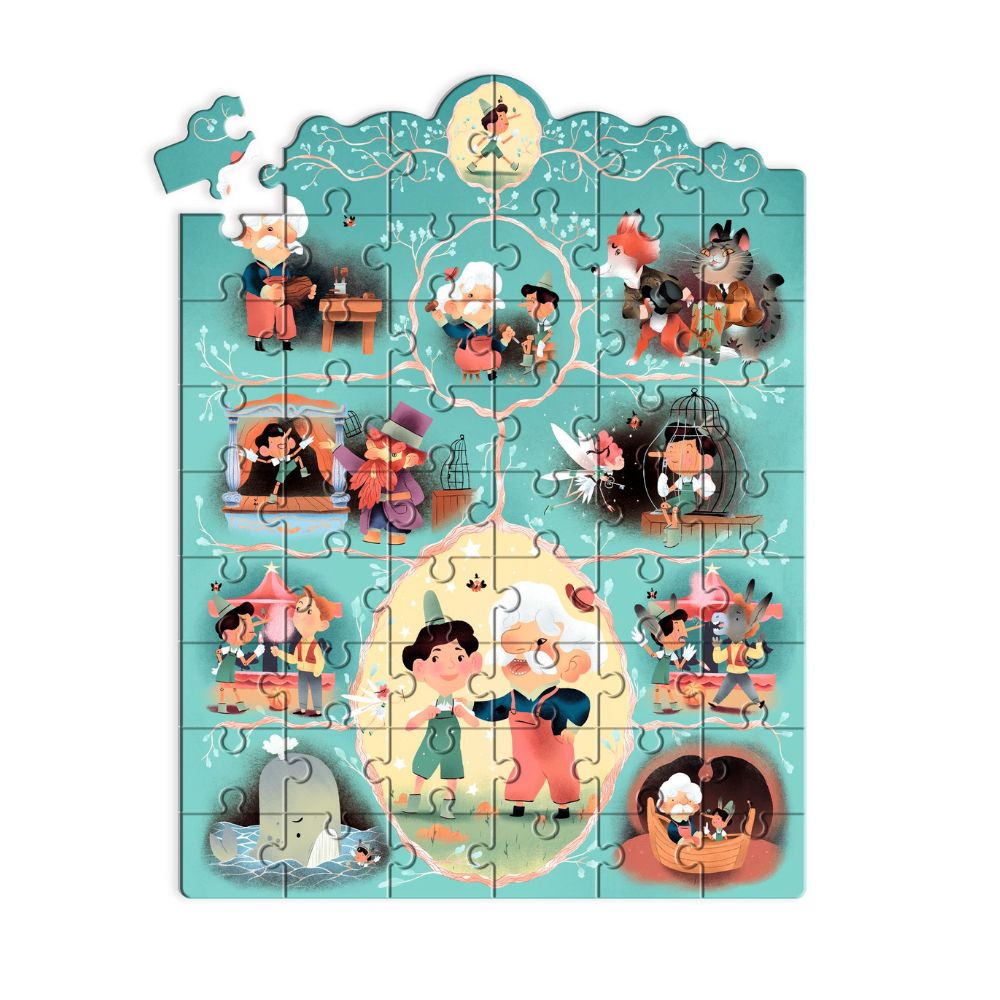 Djeco Story Puzzle Pinocchio DJ07053 for ages 4 yrs+ 1000 x 1000