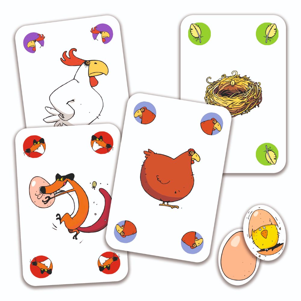 Djeco Playing Cards - Piou Piou