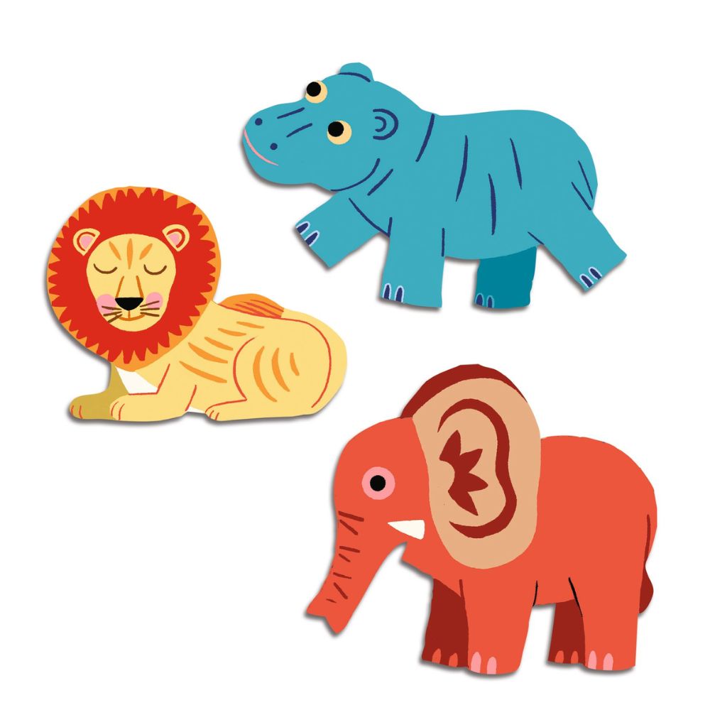 Djeco stickers Safari animals