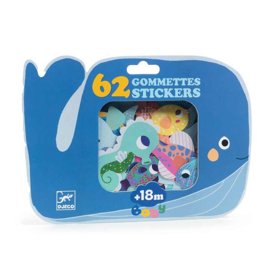 Djeco Stickers Sea Animals