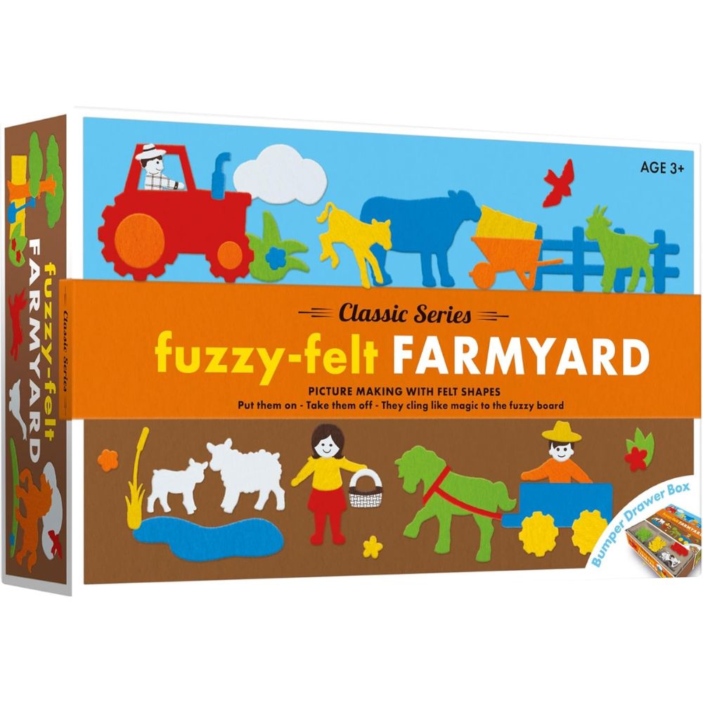 Fuzzy Felt Farmyard - Bumper Drawer Box