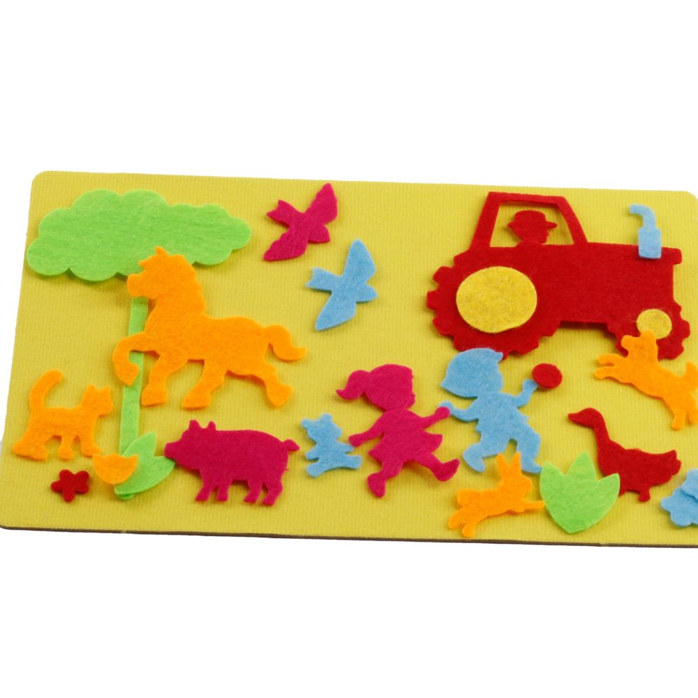 Fuzzy Felt Farmyard - Bumper Drawer Box