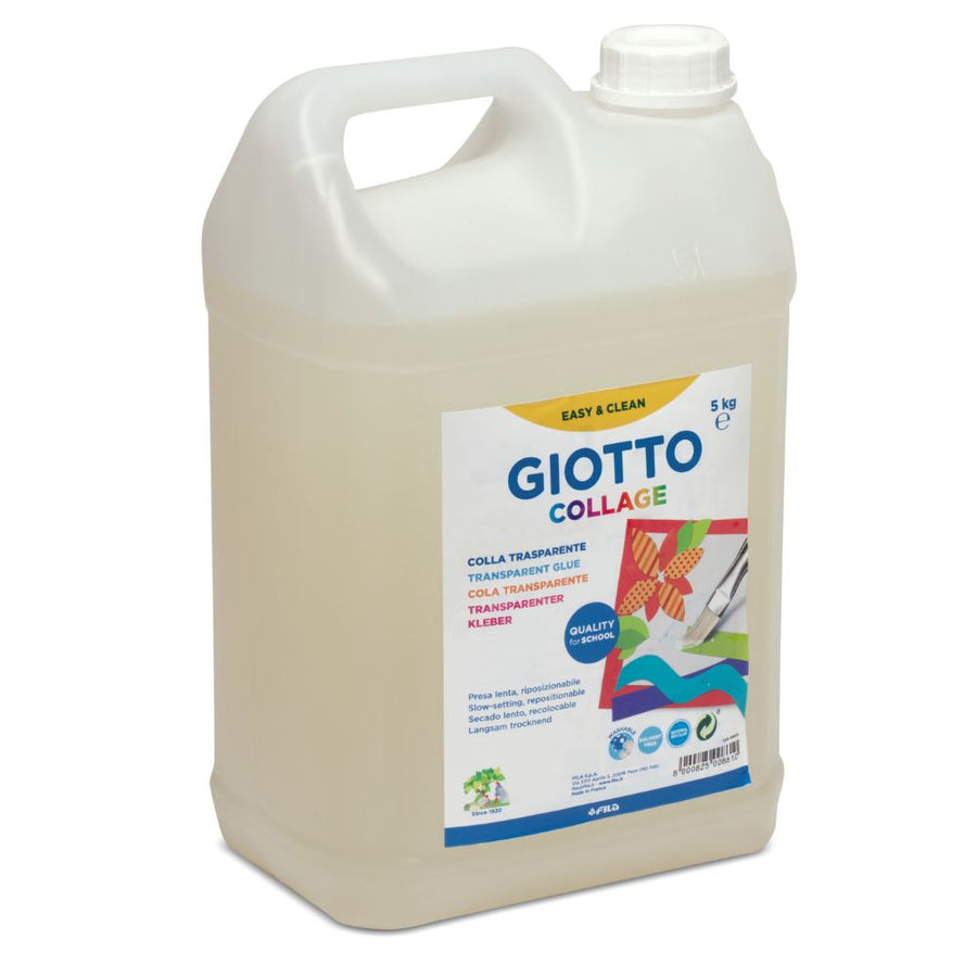 Giotto Collage Clear Glue 5kg Bottle