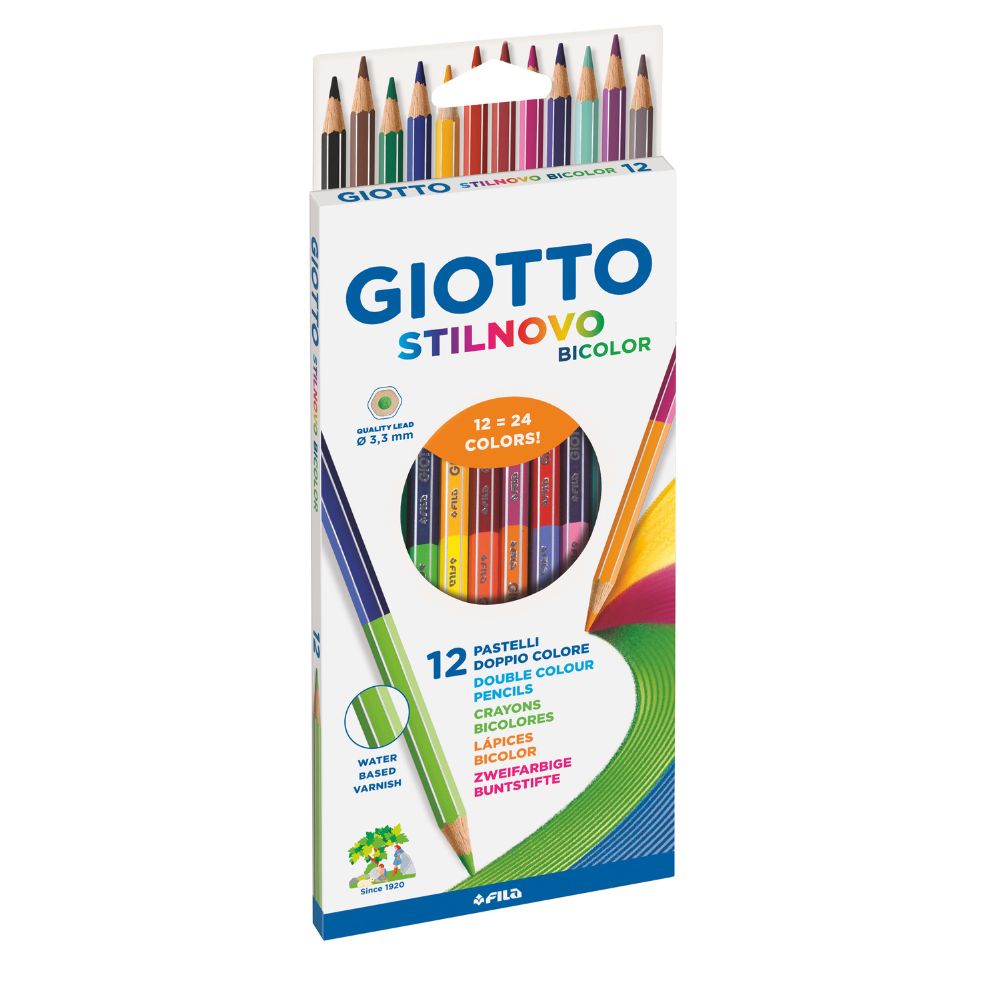 Giotto Stilnovo Bicolor Pencils 12pcs