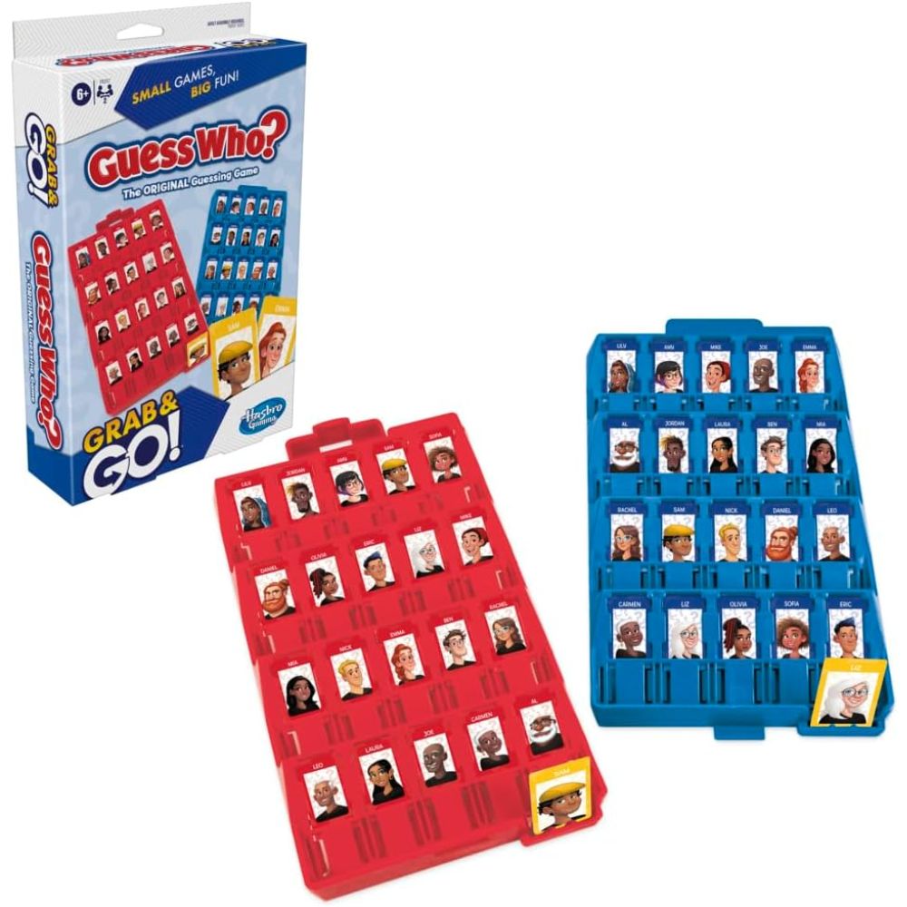 Guess Who? Grab & Go - Perfect Travel Game