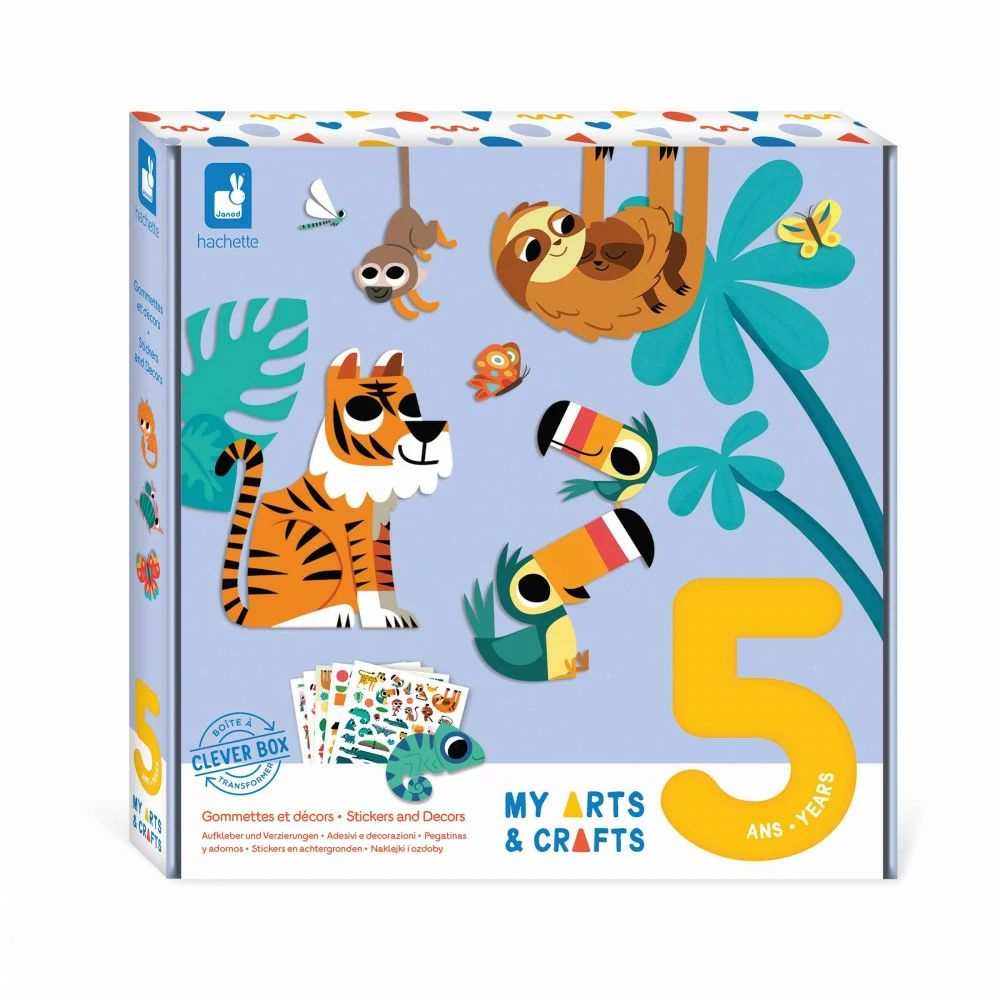 Janod Craft Kit 5 years+ Stickers & Decors