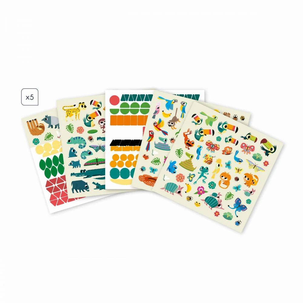 Janod Craft Kit 5 years+ Stickers & Decors