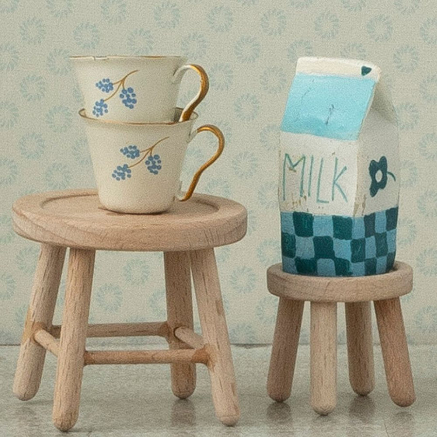 Maileg Mouse Table and Stool Set