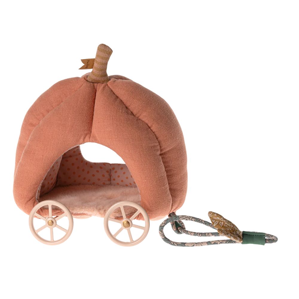 Maileg Pumpkin Carriage, Mouse - 11-4403-00