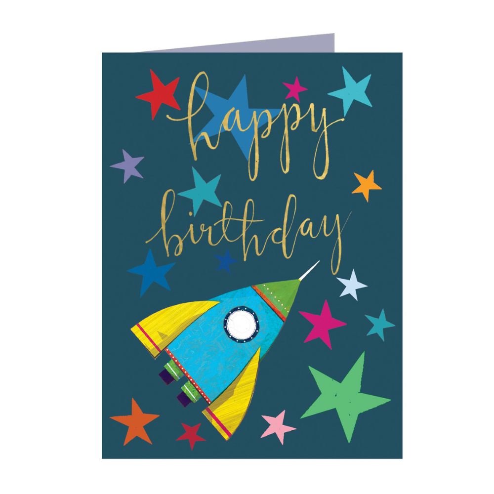 Space Birthday Card