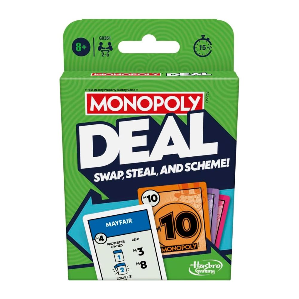 Monopoly Deal Card Game - Perfect Travel Card Game