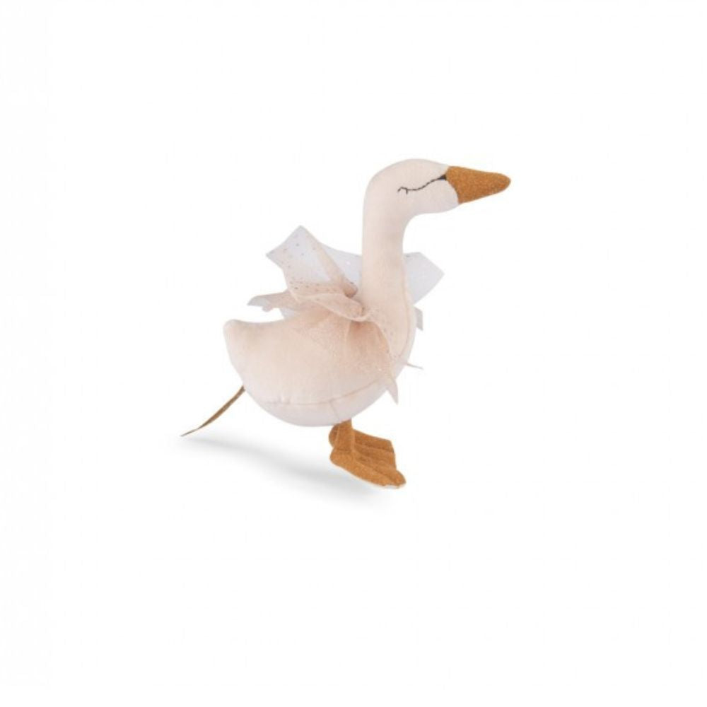 Moulin Roty - La Petite Ecole De Danse Cream Swan Rattle