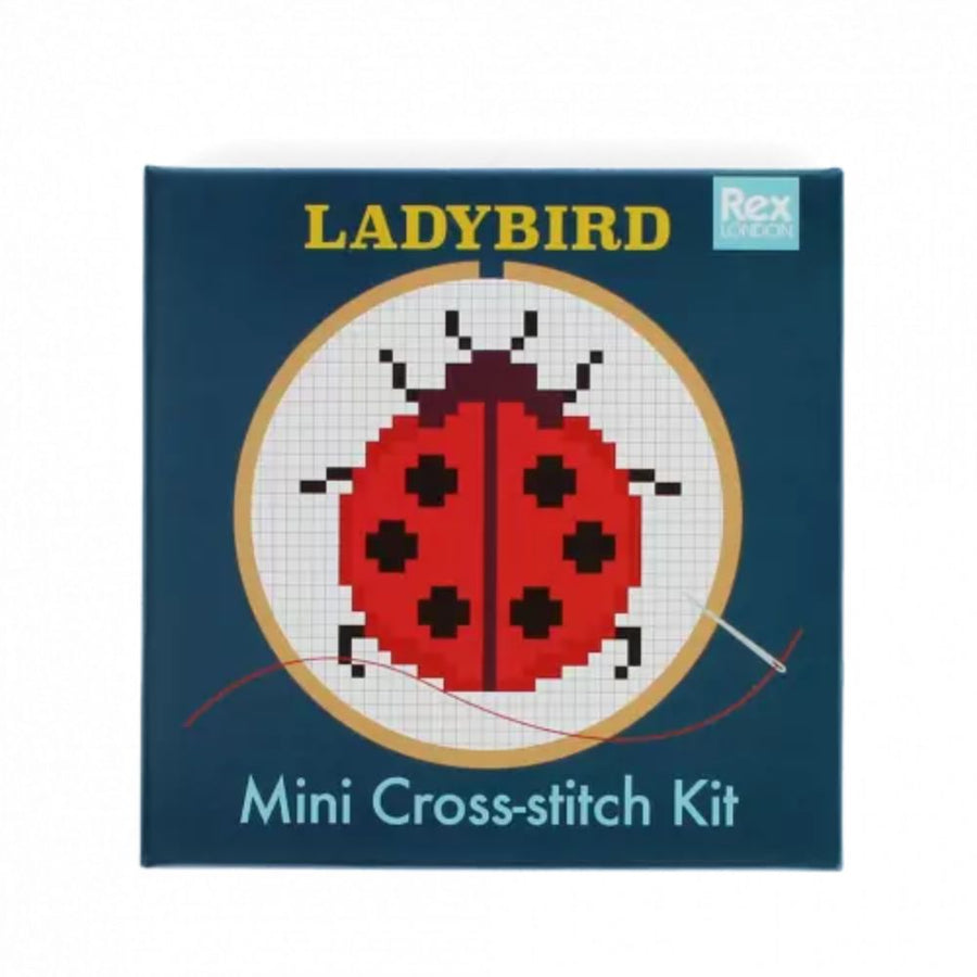 Ladybird mini cross stitch