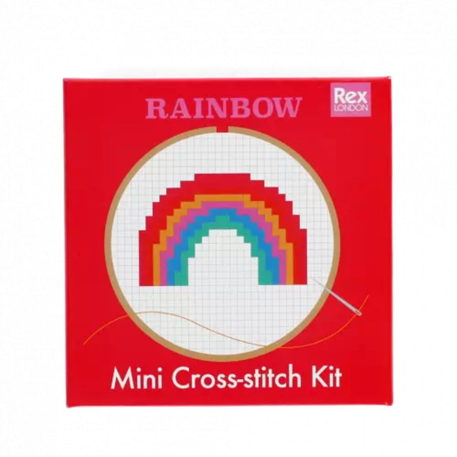 Rex London Rainbow cross stitch