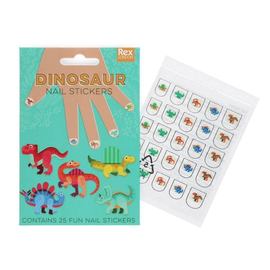 Rex London Dinosaur Nail Stickers