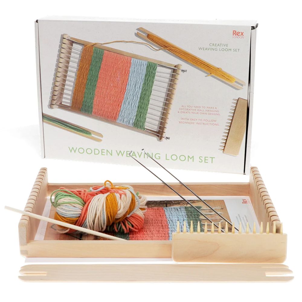 Rex London Wooden Weaving Loom Set