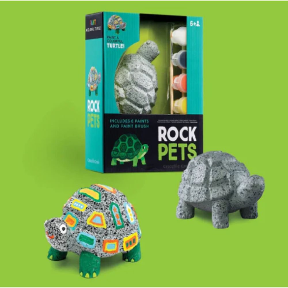 Crocodile Creek Rock Pets - Turtle