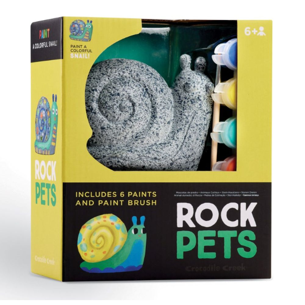 Crocodile Creek Rock Pets - Snail