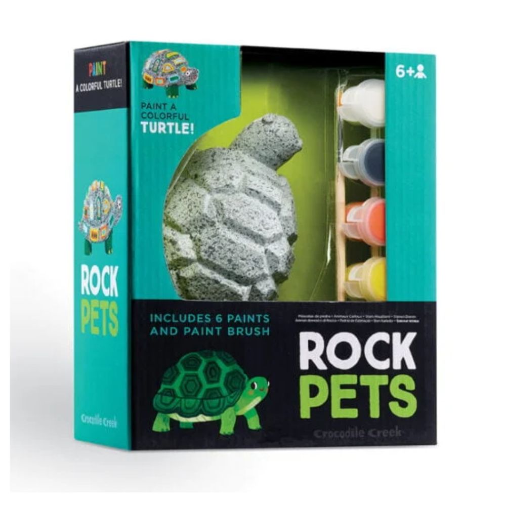 Crocodile Creek Rock Pets - Turtle