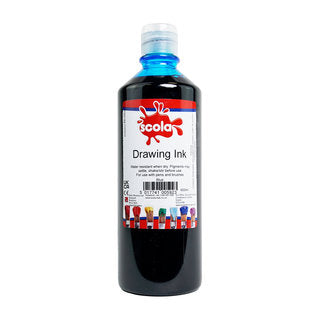 Scola Drawing Ink 600ml - Various Colours