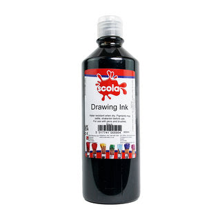 Scola Drawing Ink 600ml - Various Colours