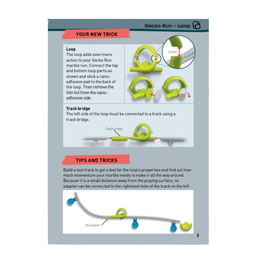 Thames & Kosmos Gecko Marble Run Expansion - Marble Run Loop