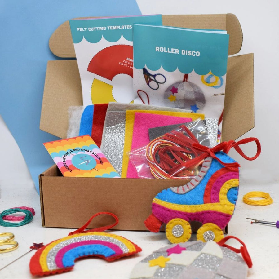 The Make Arcade Roller Disco Felt Stitching Kit