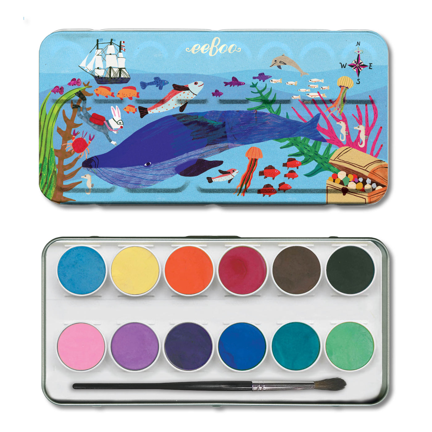 eeBoo In The Sea Watercolour Bundle - save 20%