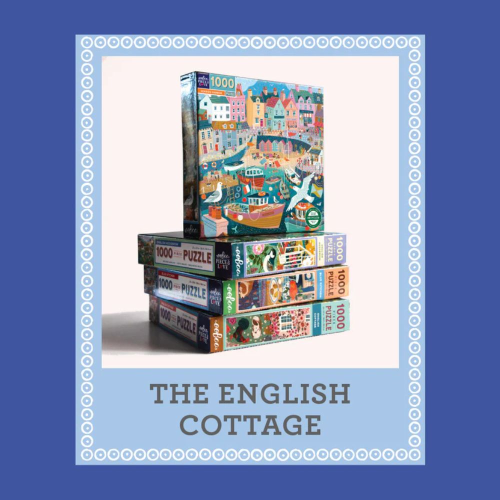 eeBoo English Cottage Puzzle Series Bundle - Save 15%